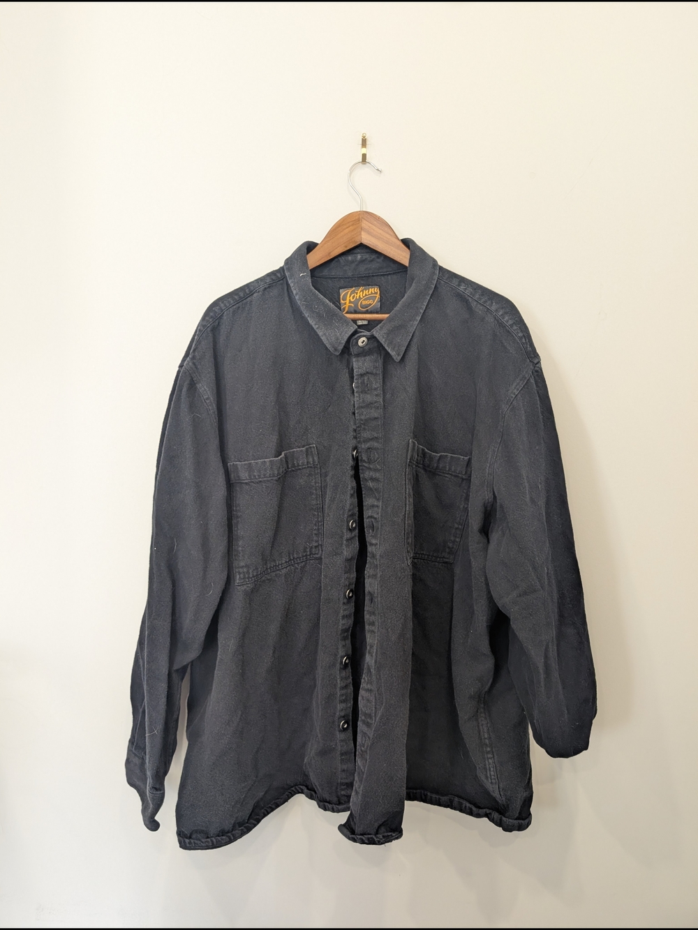 Johnny Bigg Black Denim Shirt Jacket